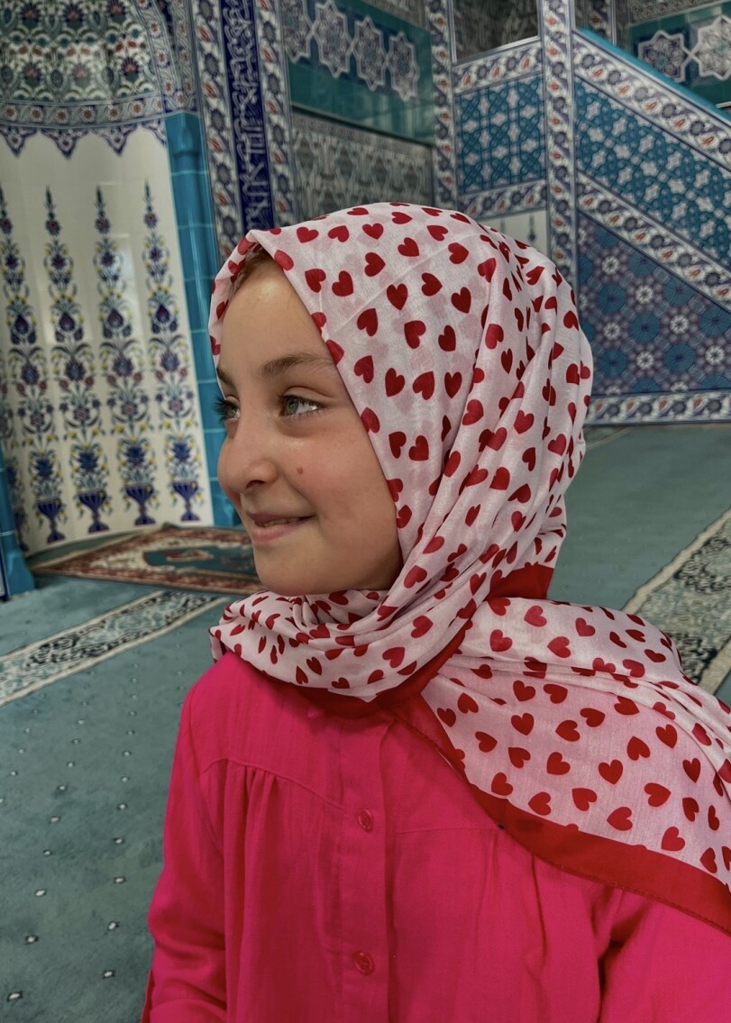 ANNE - KIZ ŞAL TAKIMI - KIRMIZI KALP - 3