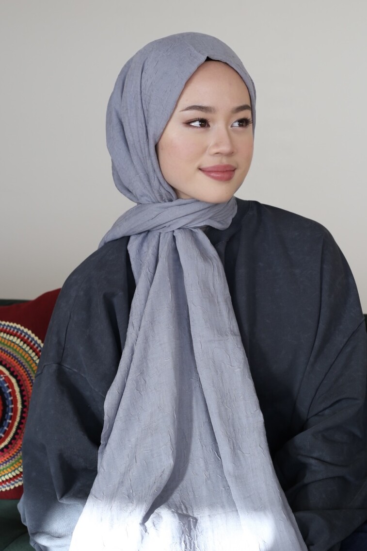 BAMBU ŞAL - GRİ - 1
