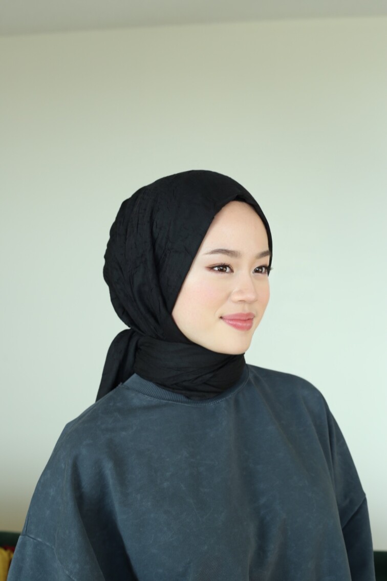 BAMBU ŞAL - SİYAH - 2