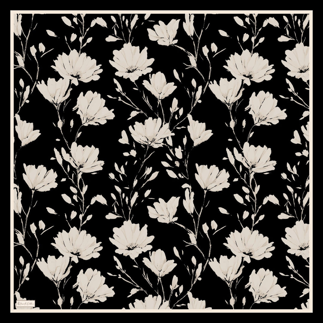 Silk Garden Esarp - Siyah
