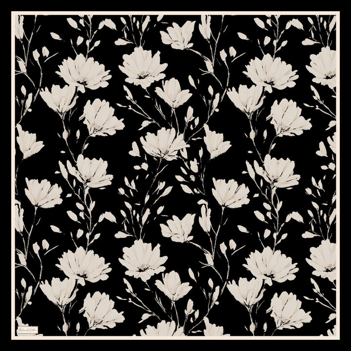 Silk Garden Esarp - Siyah