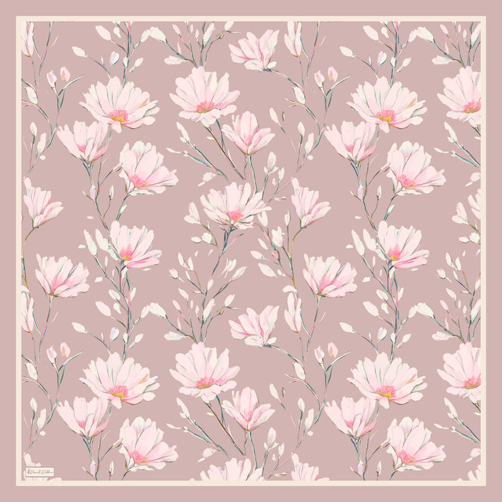 Silk Garden Esarp - Vintage Gul