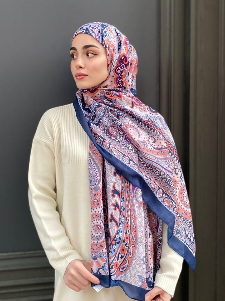 Firuze Sal - Pudra Lacivert