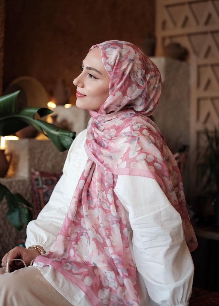 Garden Desen Sal - Gül Kurusu