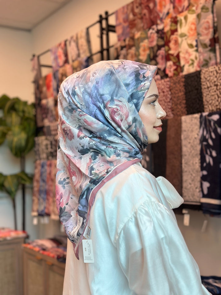 Blush Garden Eşarp - Gül Kurusu