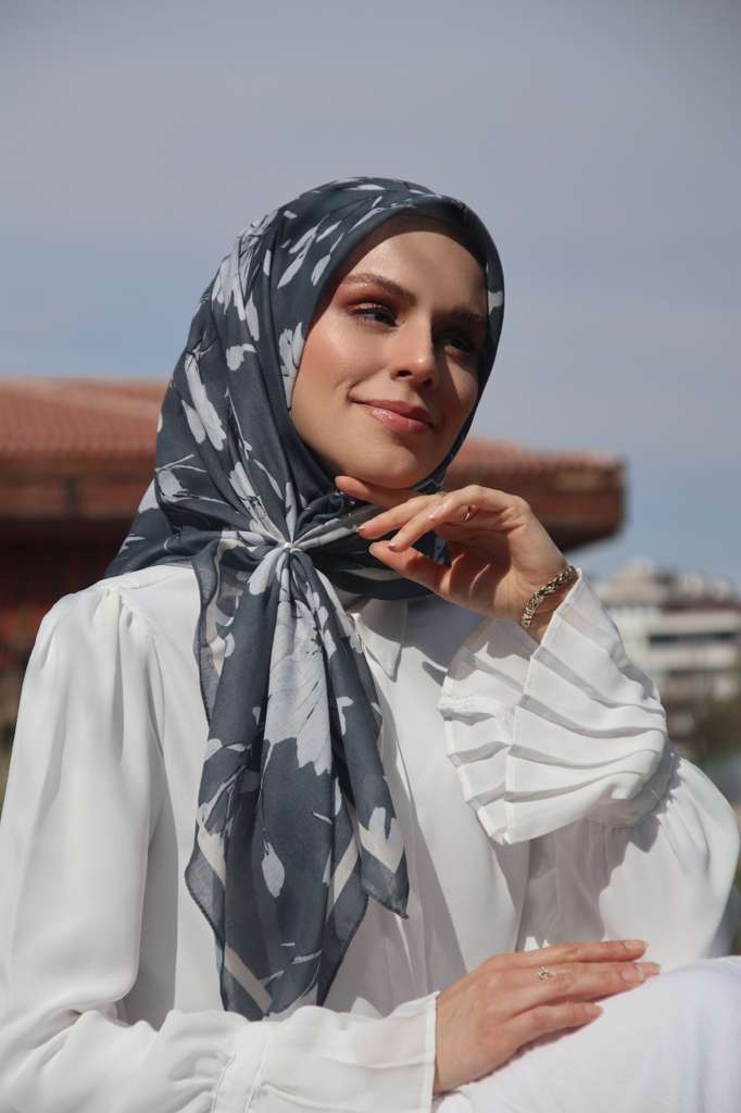 Silk Garden Esarp - Antrasit