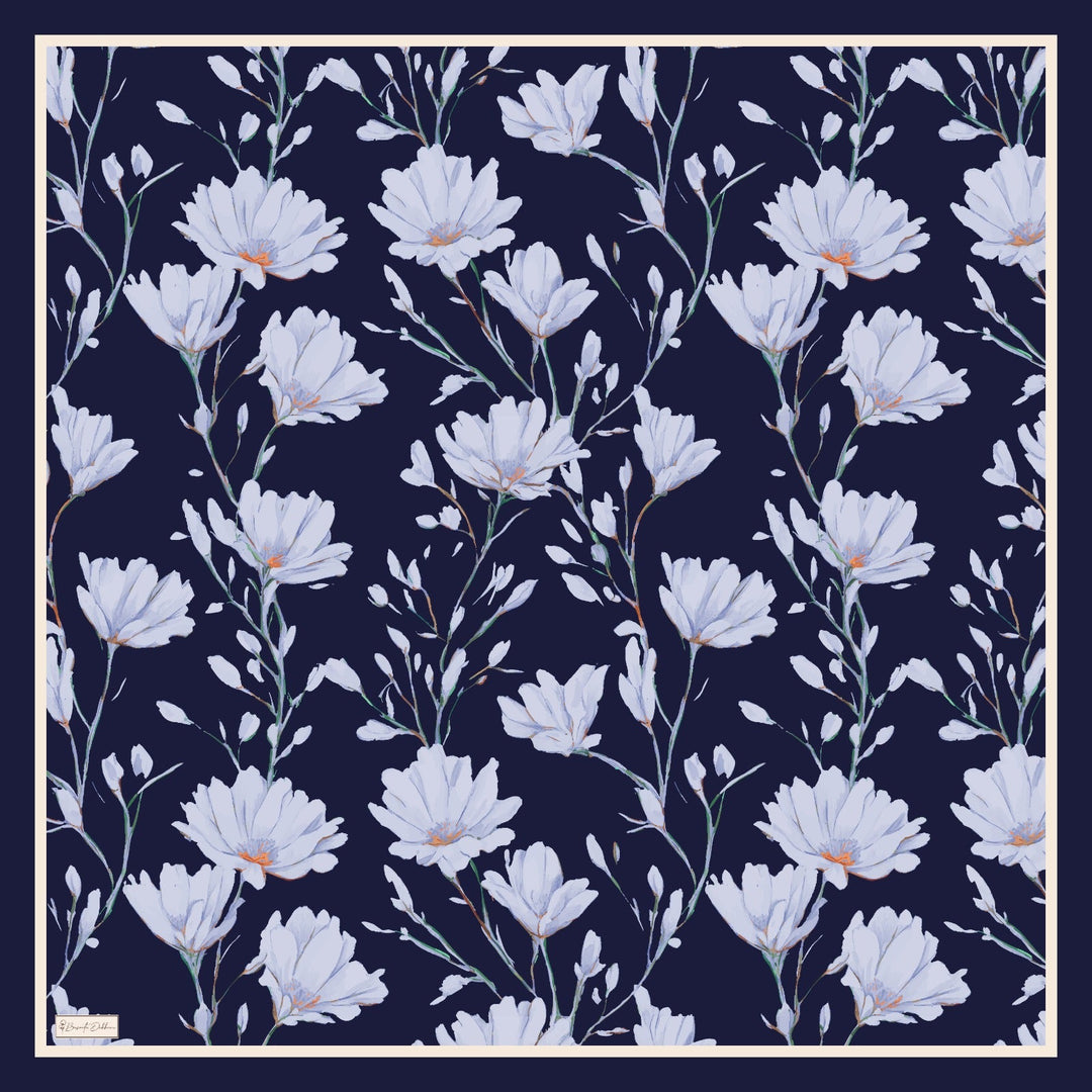 Silk Garden Esarp - Lacivert