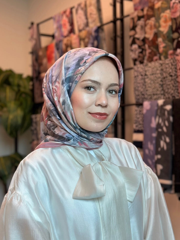 Blush Garden Eşarp - Gül Kurusu