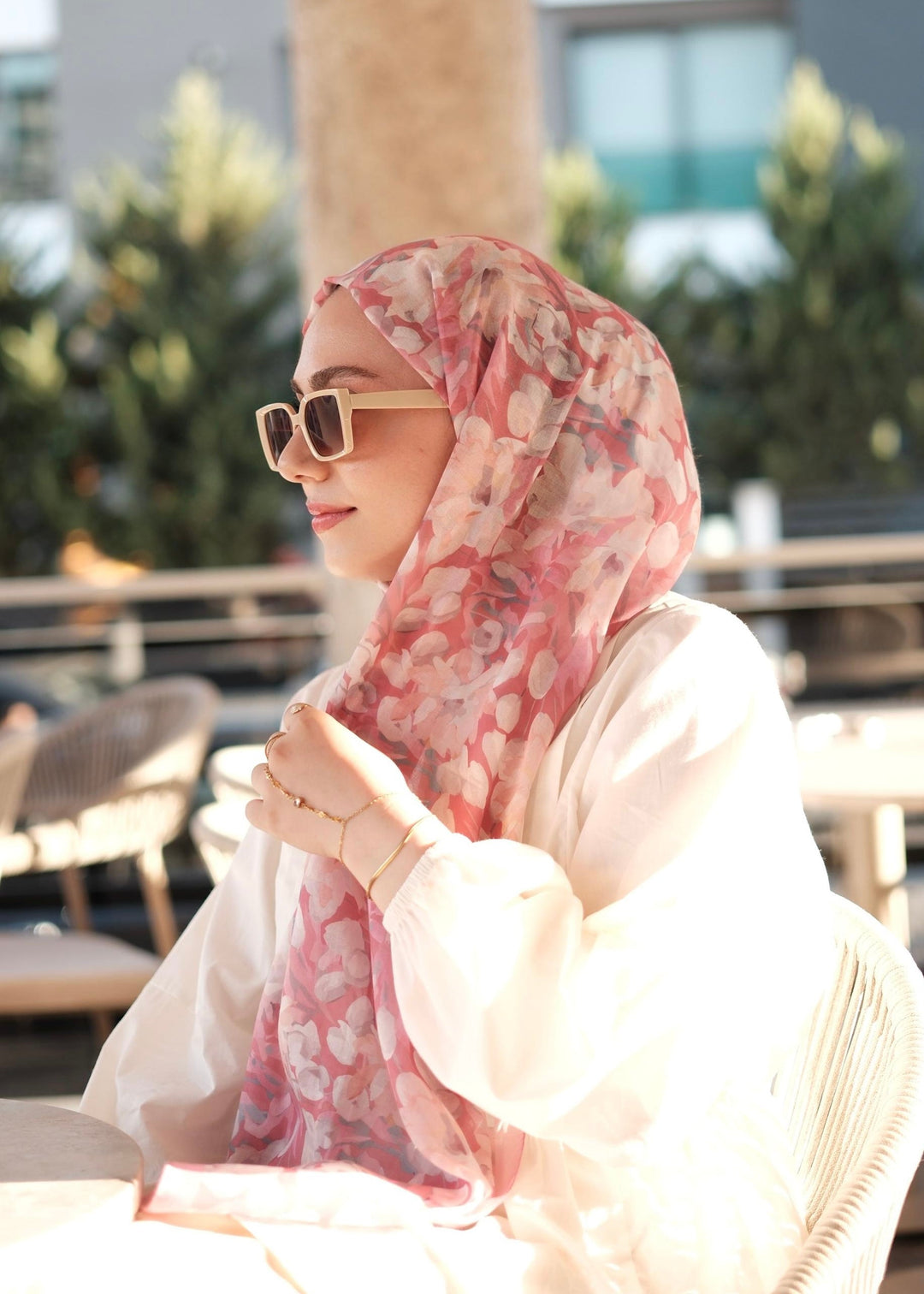 Garden Desen Sal - Gül Kurusu