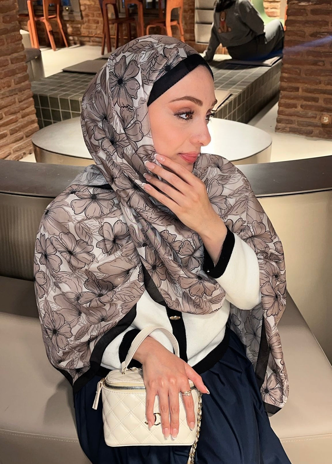 Floria Touch Sal - Latte Siyah