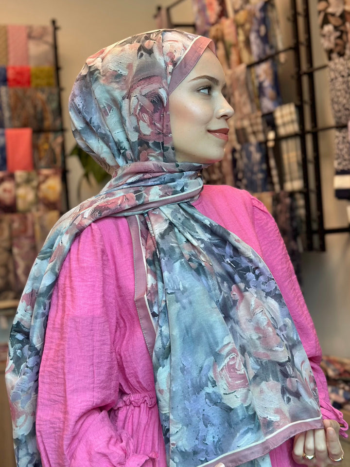 Blush Garden Şal - Gül Kurusu