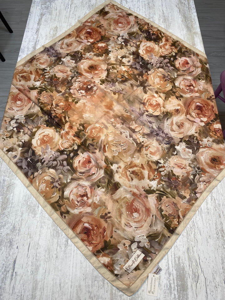 Blush Garden Eşarp - Natürel