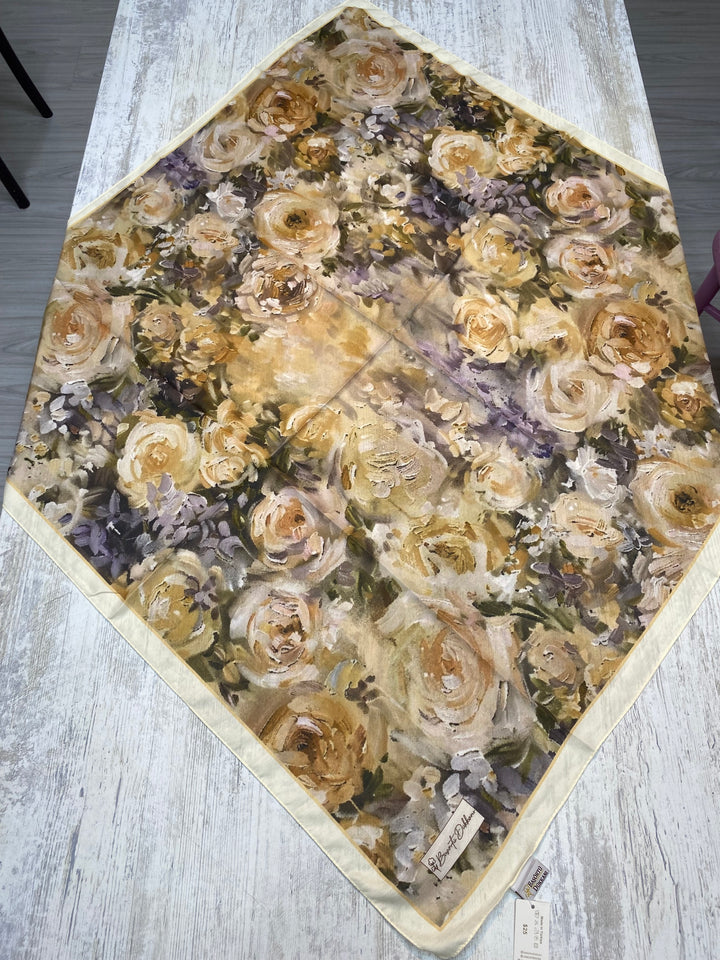 Blush Garden Eşarp - Butter Yellow