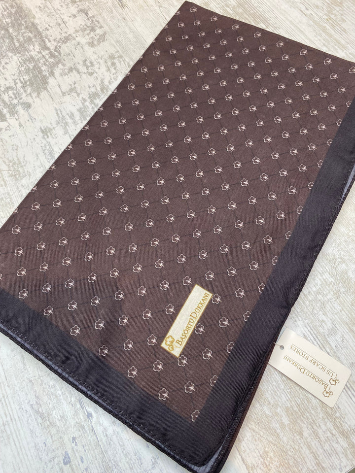 Monogram Şal - Acı Kahve