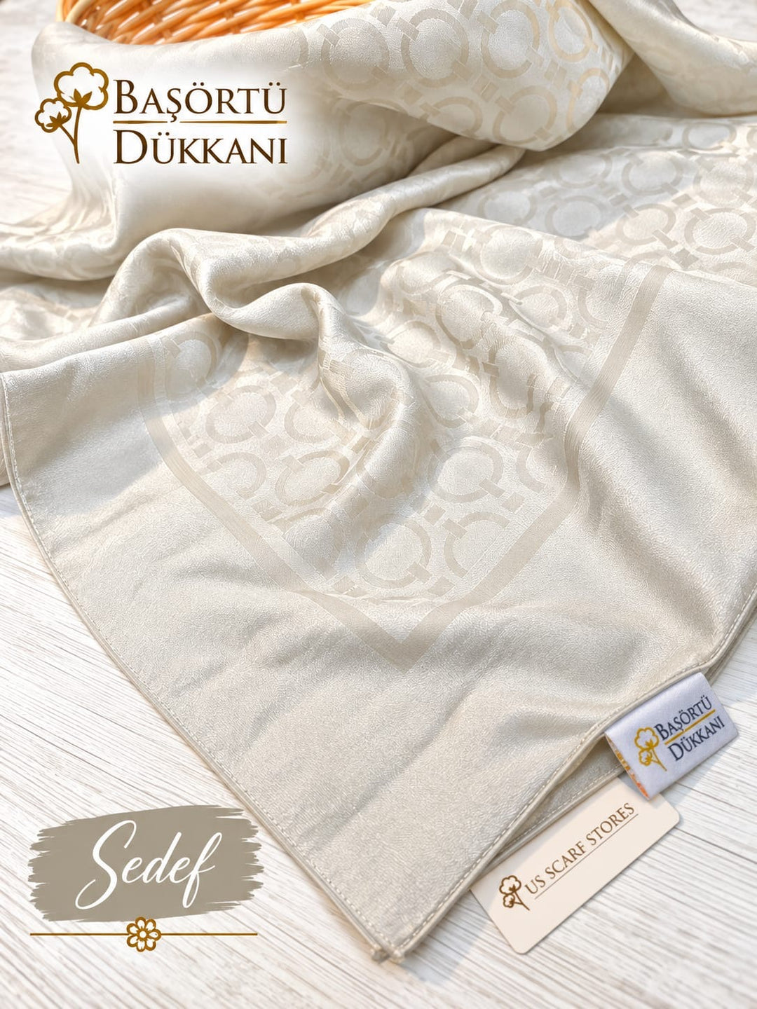 Organik Sedef Dubai Eşarp -Sedef