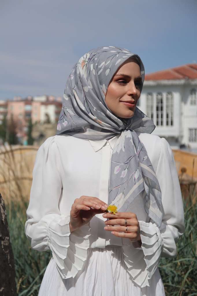 Silk Garden Esarp - Ipek Gri