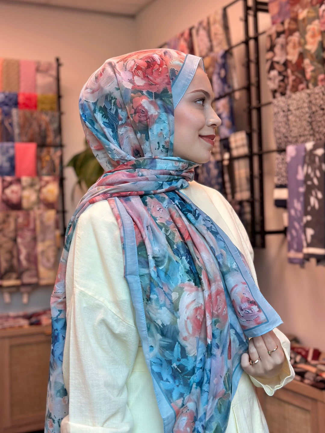 Blush Garden Şal - Renkli Gökyüzü