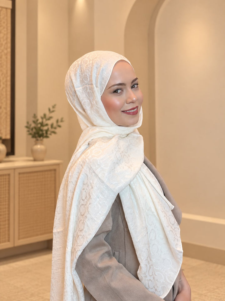 Organik Sedef Dubai Şal - İnci