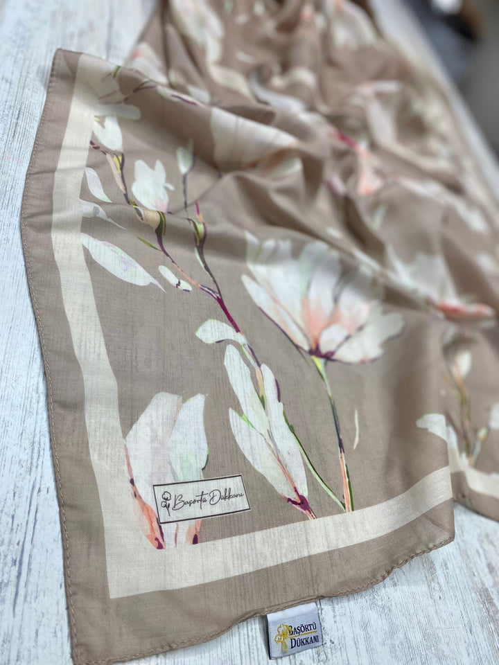 Silk Garden Sal - Toprak Bej