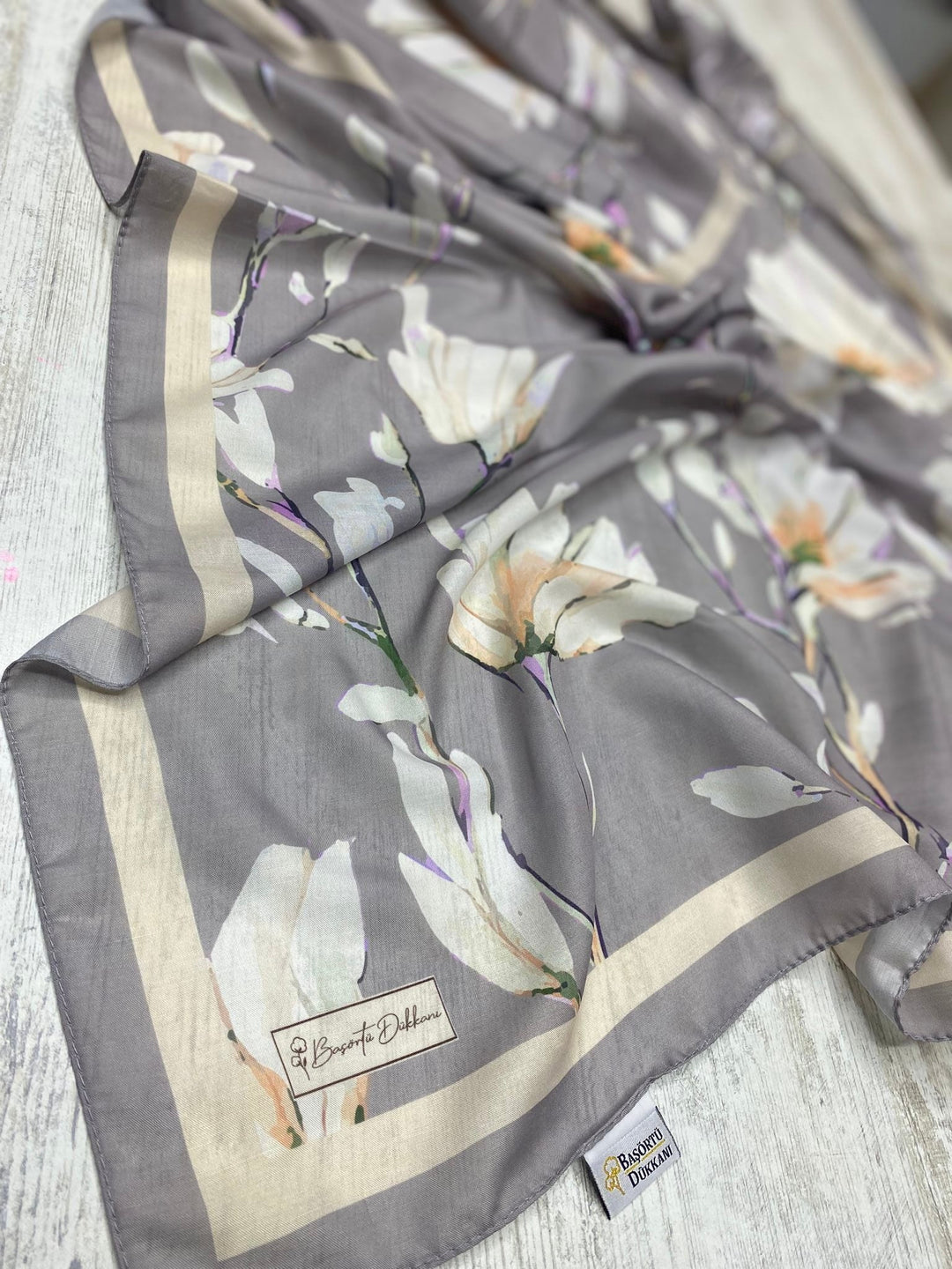 Silk Garden Sal - İpek Gri