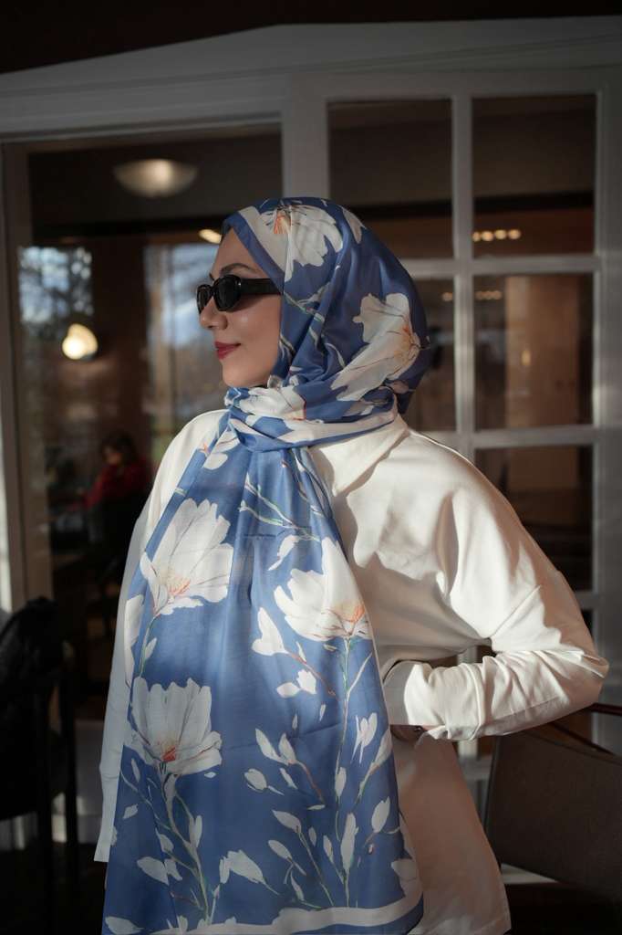 Silk Garden Sal - Denim Mavi