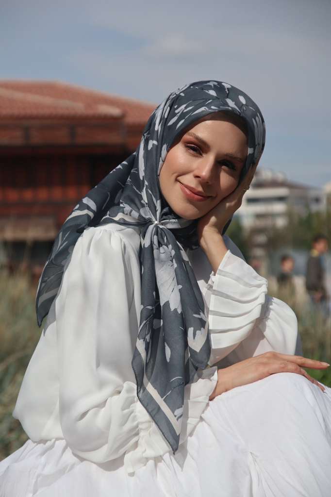 Silk Garden Esarp - Antrasit