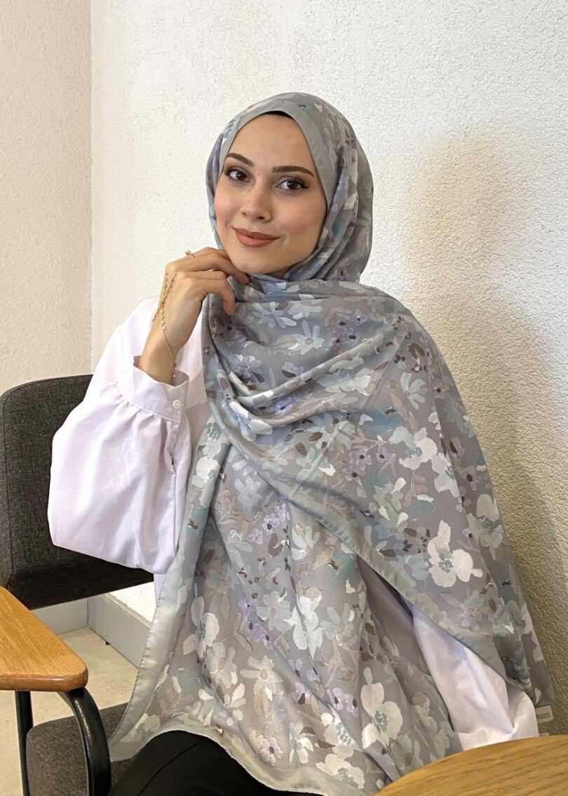 ÇUHA DESEN ŞAL - MINT - 1