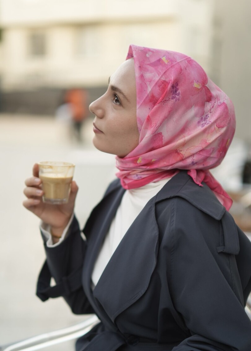 DELORA DESEN EŞARP - SIKLAMEN - 1