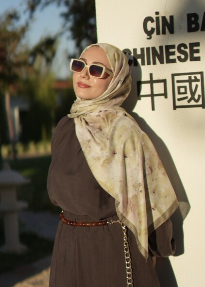 DELORA DESEN ŞAL - HAKI - 2