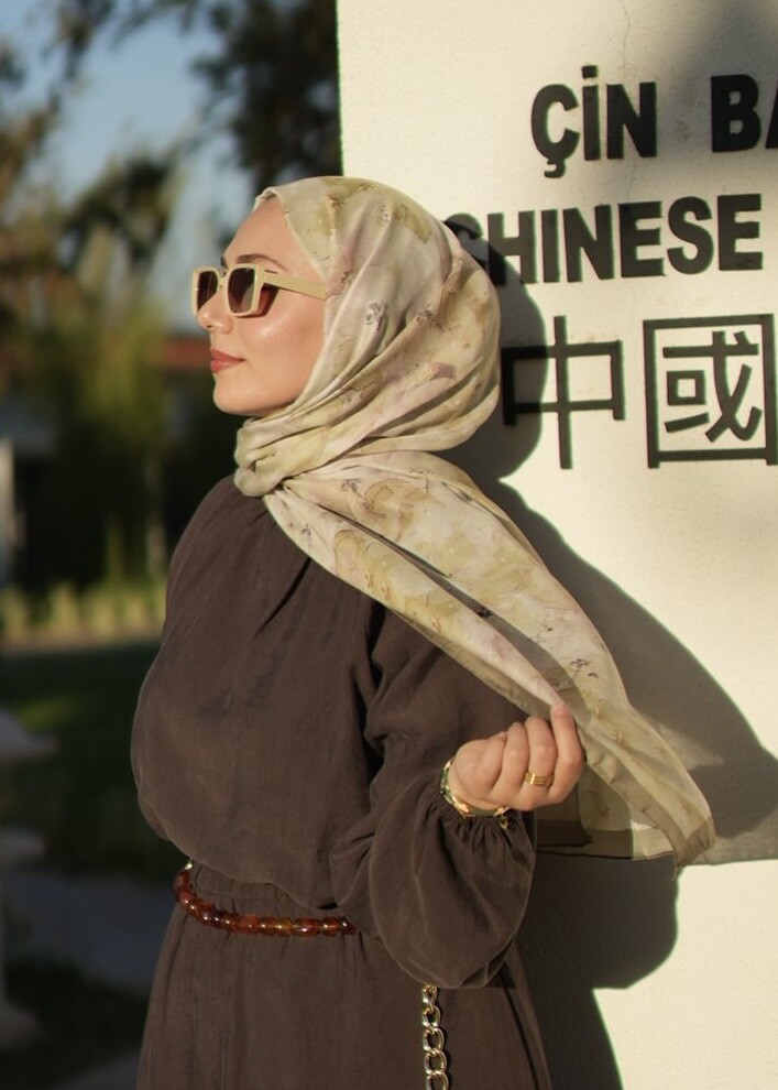 DELORA DESEN ŞAL - HAKI - 5