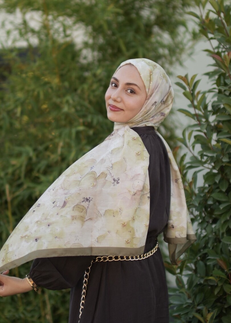 DELORA DESEN ŞAL - HAKI - 1