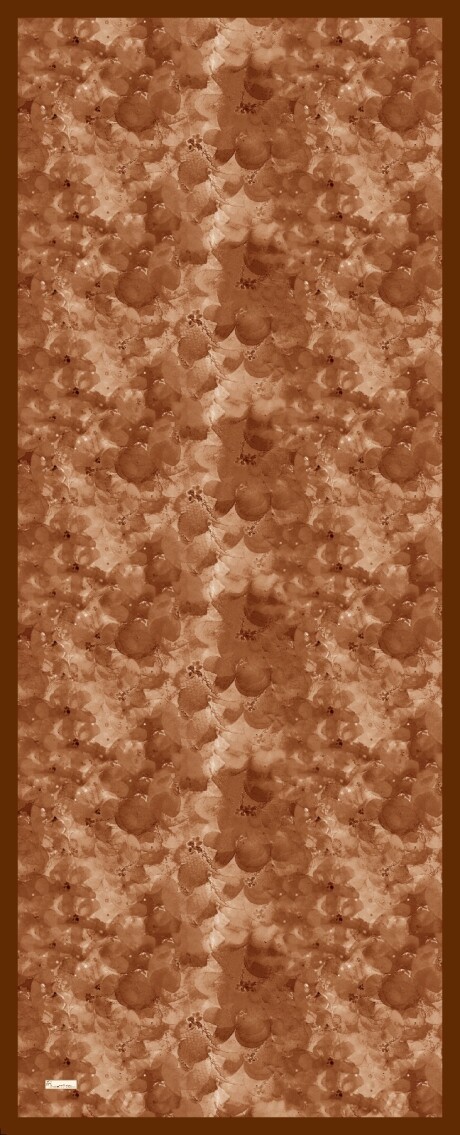DELORA DESEN ŞAL - KAHVERENGI - 1