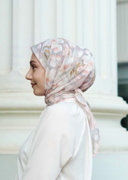 GARDEN DESEN EŞARP - SOFT MİNT - 2