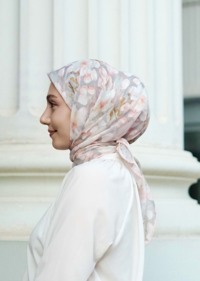 GARDEN DESEN EŞARP - SOFT MİNT - 2