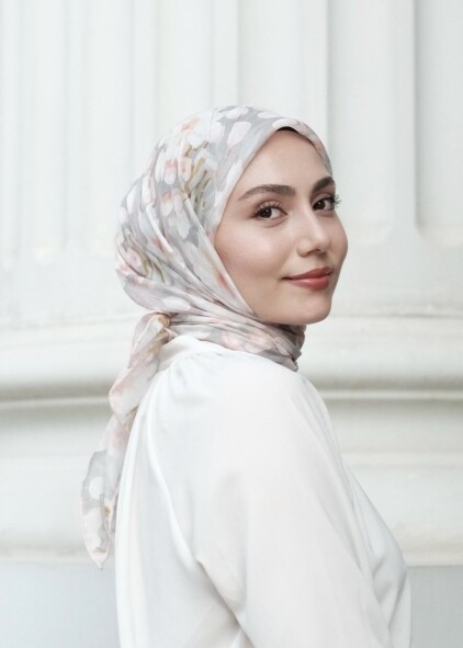 GARDEN DESEN EŞARP - SOFT MİNT - 