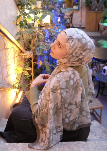 GARDEN DESEN ŞAL - YESIL - 4