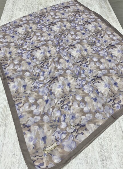 GARDEN DESEN ŞAL - SICAK GRI - 7