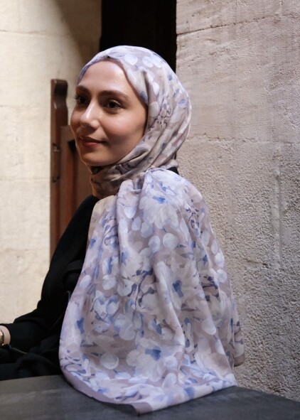 GARDEN DESEN ŞAL - SICAK GRI - 6