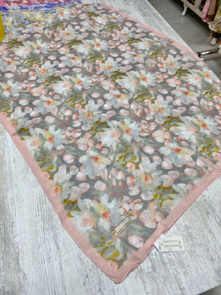 GARDEN DESEN ŞAL - SOFT MİNT 