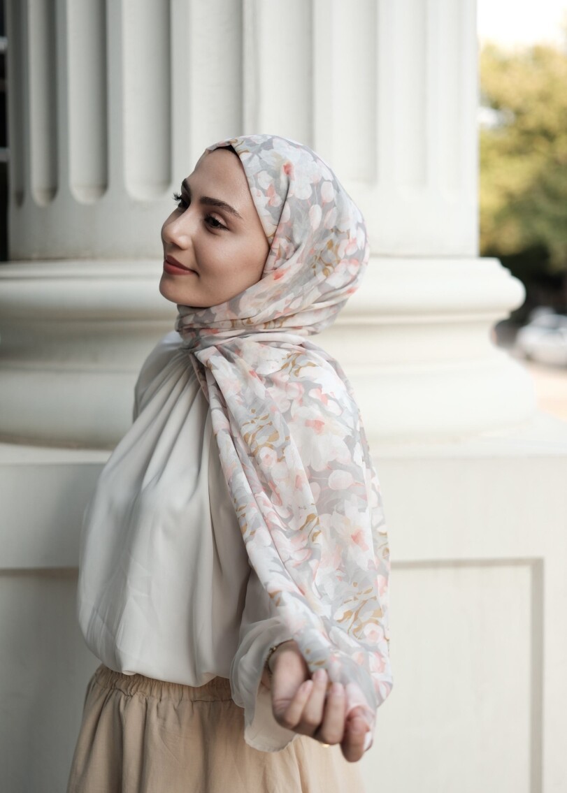 GARDEN DESEN ŞAL - SOFT MİNT - 1