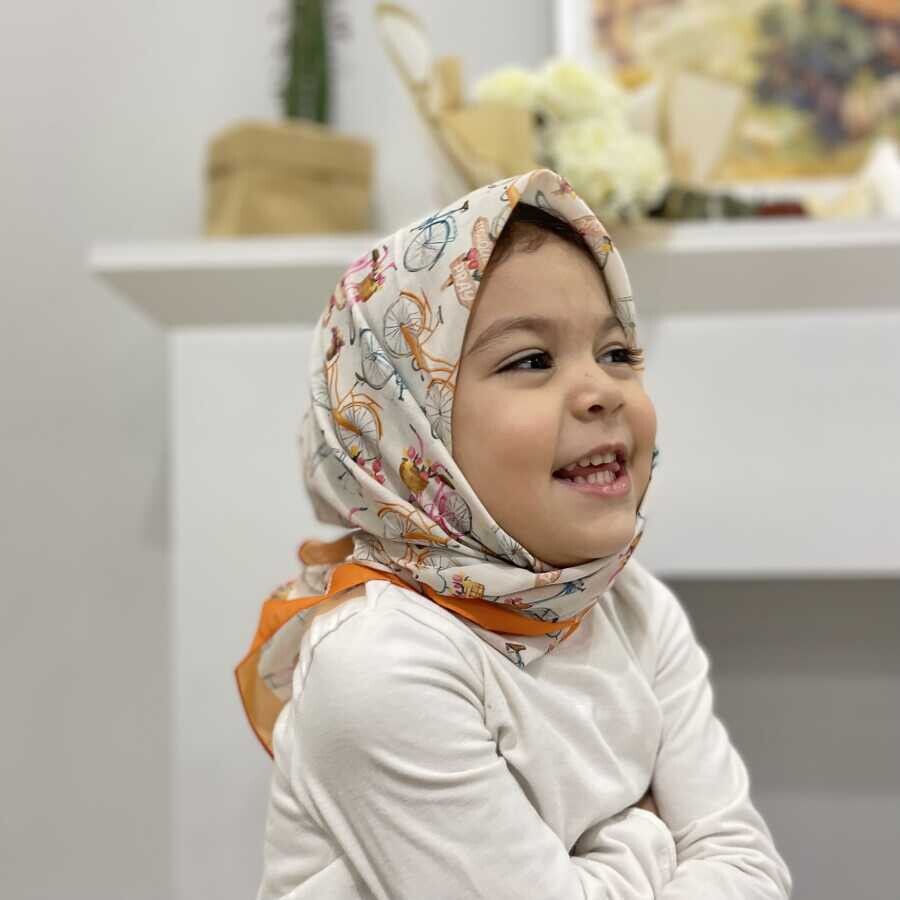 KİDS BİSİKLET DESEN EŞARP - 3