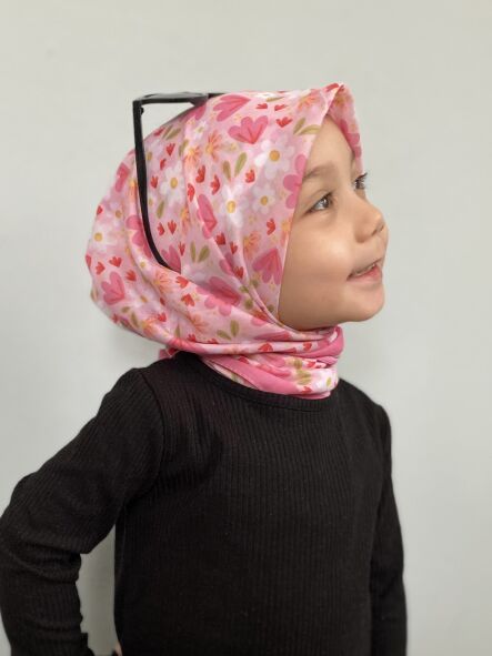 KİDS RÜYA ÇİÇEĞİ DESEN EŞARP 