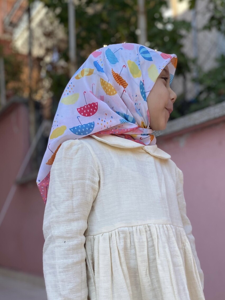 KİDS ŞEMSİYE DESEN EŞARP - 4