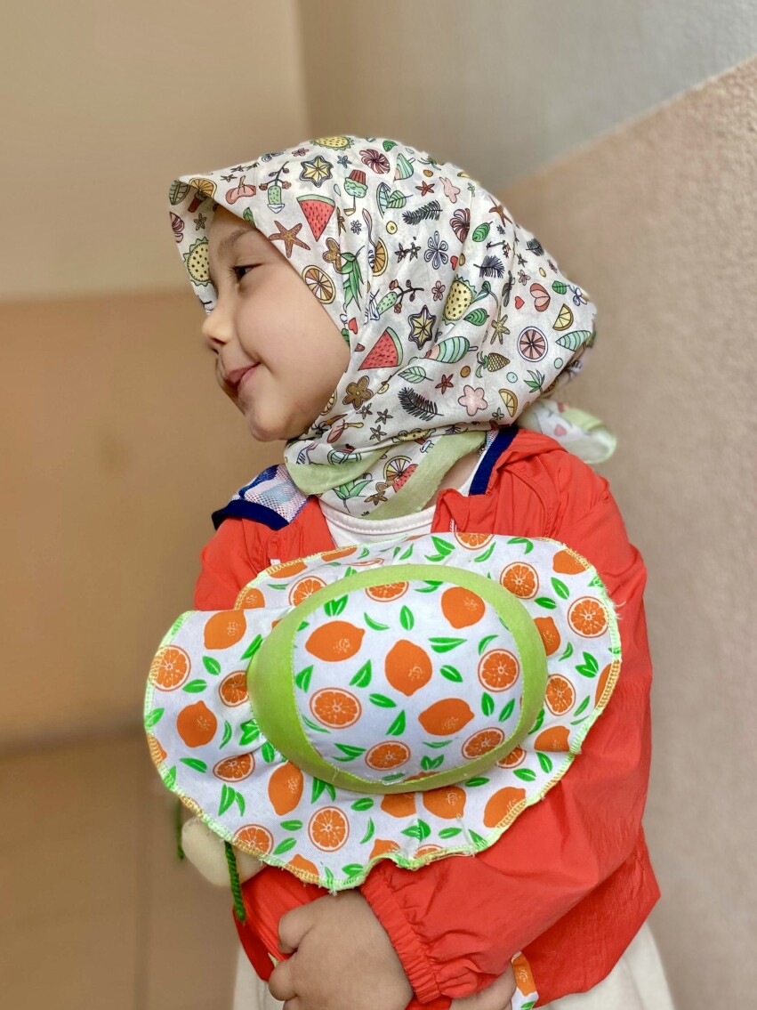KİDS TROPIKAL DESEN EŞARP - 2