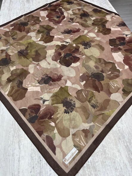 MARİBEL EŞARP - KAHVE - 