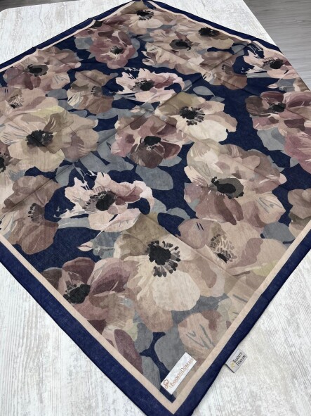 MARİBEL EŞARP - LACİVERT - 