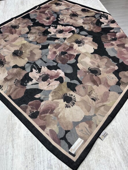 MARİBEL EŞARP - SİYAH - 