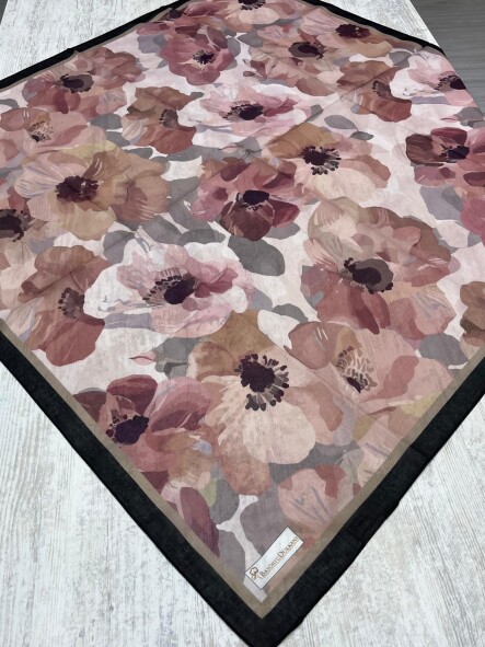 MARİBEL EŞARP - VİNTAGE ROSE - 