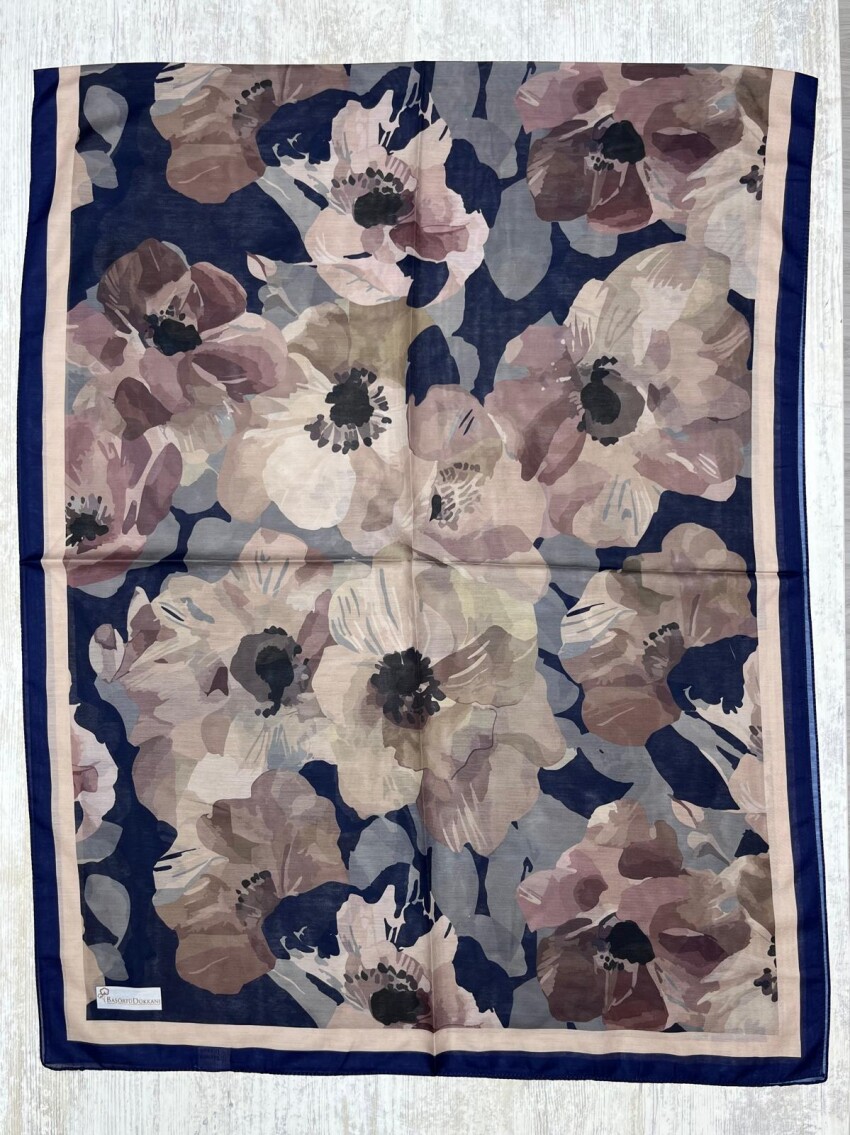 MARİBEL ŞAL - LACİVERT - 1