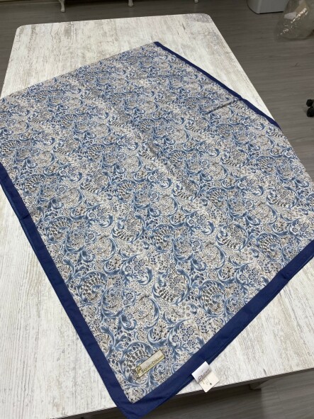 NAZENİN DESEN ŞAL - LACIVERT - 2